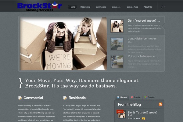 Lumin theme site design template sample