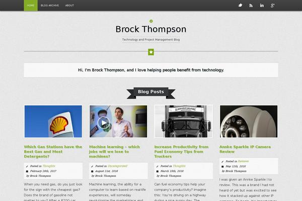 Site using Really Simple Twitter Feed Widget plugin