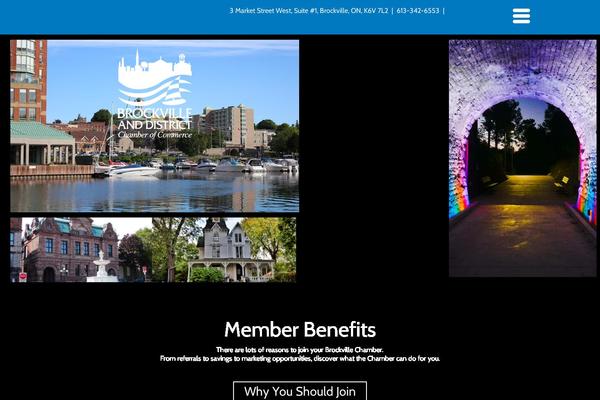brockvillechamber.com site used Clean-wordpress