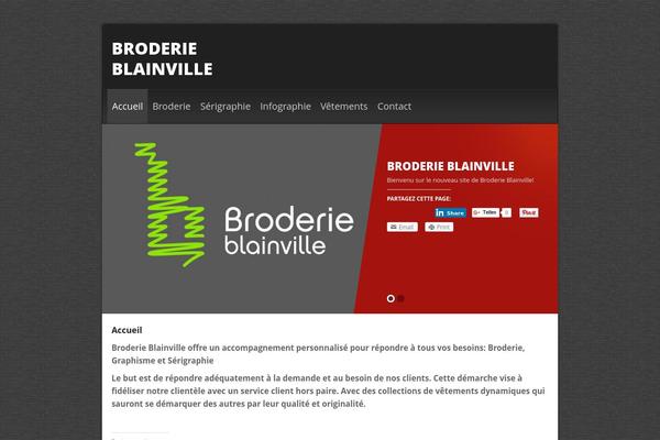 Monaco theme site design template sample