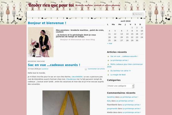 Voyage theme site design template sample