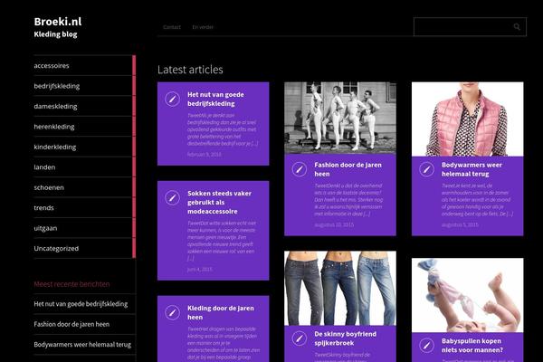 Ecosmo theme site design template sample