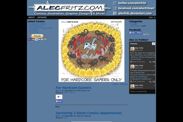 ComicPress theme site design template sample
