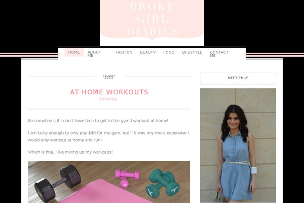 Naomi theme site design template sample