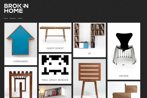 Gridly theme site design template sample