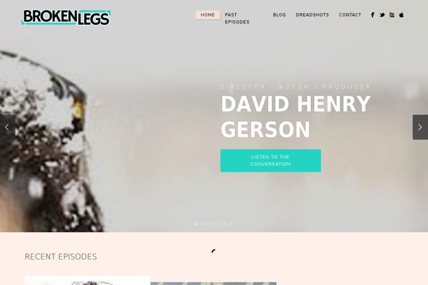 Story theme site design template sample