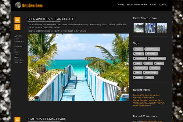 Black Pearl theme site design template sample