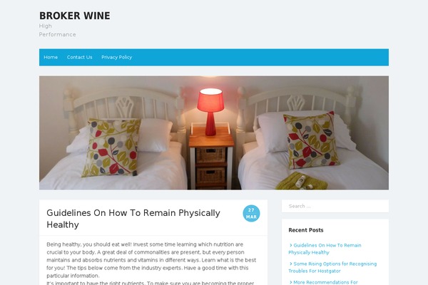 The Box theme site design template sample