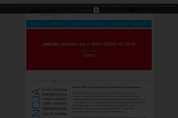 Site using Back to top scroller plugin