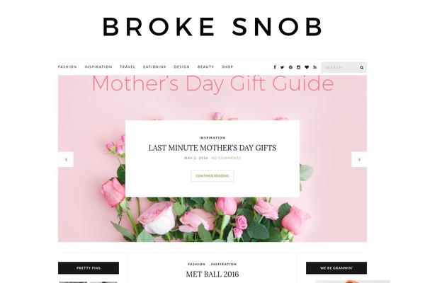 brokesnob.com site used Wp_dolce5-v1.0
