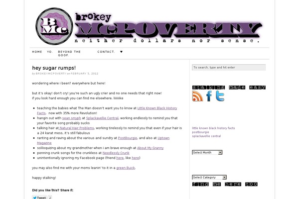 Thesis 1.8 theme site design template sample