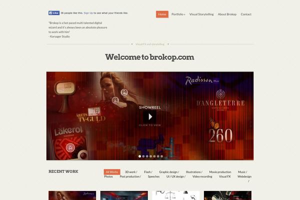 brokop.com site used Wp_mozzy5-v1.2