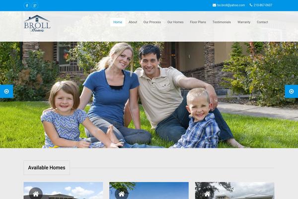SKT Full Width theme site design template sample