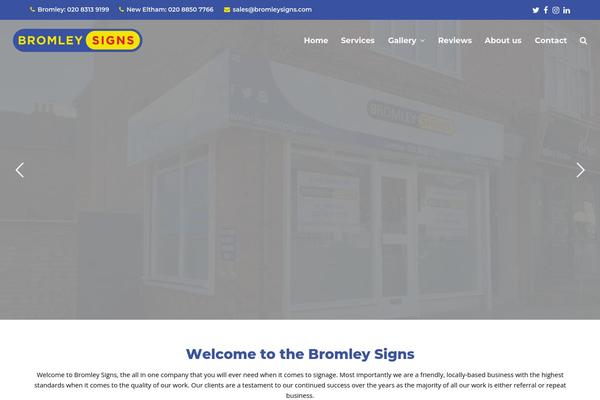 Total theme site design template sample