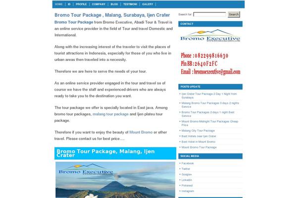 Site using Easy Table of Contents plugin