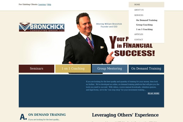 Rise theme site design template sample