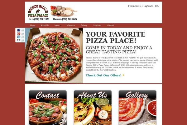 Frontend theme site design template sample