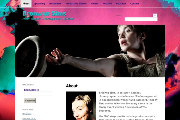 Snowberry theme site design template sample