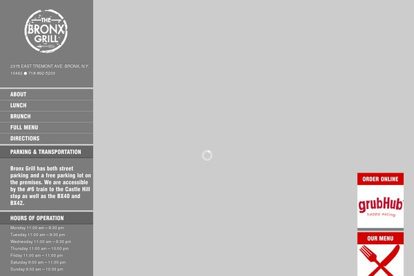 Ristorante theme site design template sample