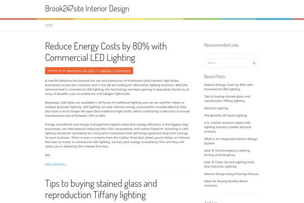 Patus theme site design template sample