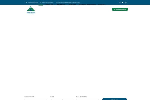 Altair theme site design template sample
