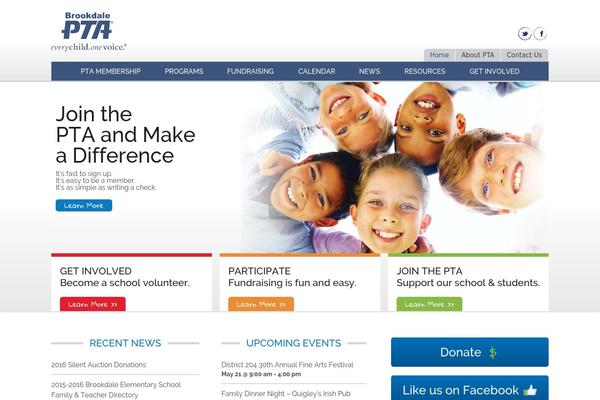 brookdalepta.org site used Deborah