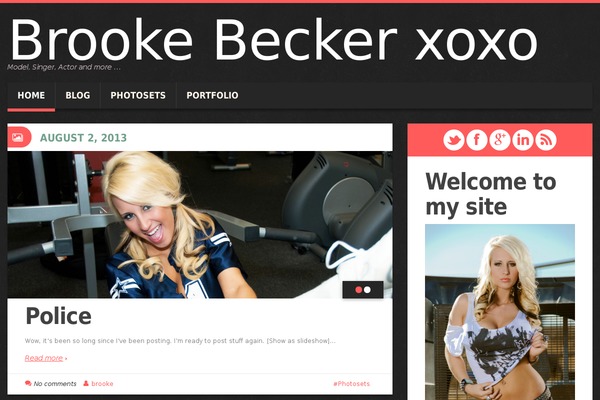 Duena theme site design template sample