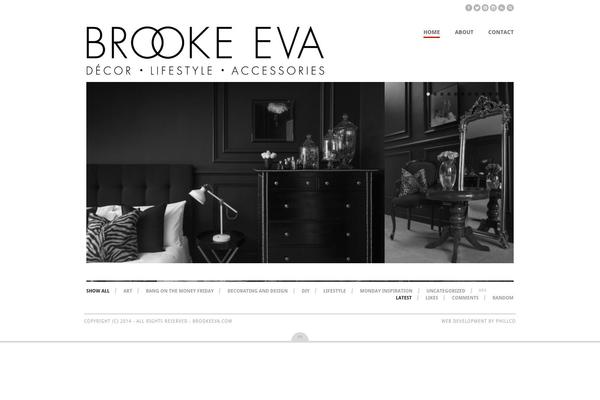 Inspire theme site design template sample