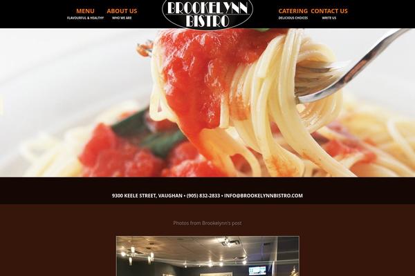 Verona theme site design template sample