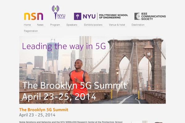 Brooklyn theme site design template sample