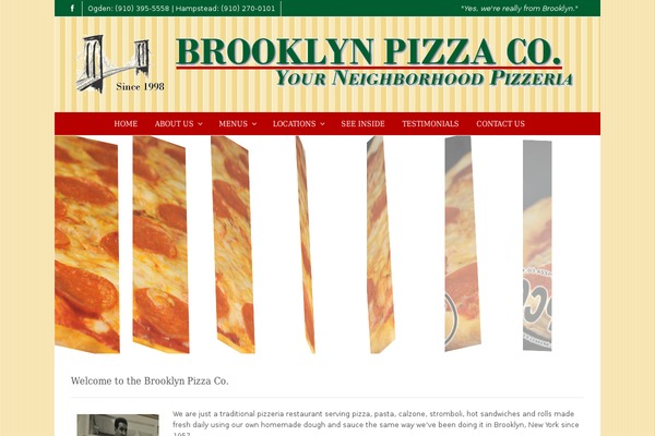 Food & Cook theme site design template sample