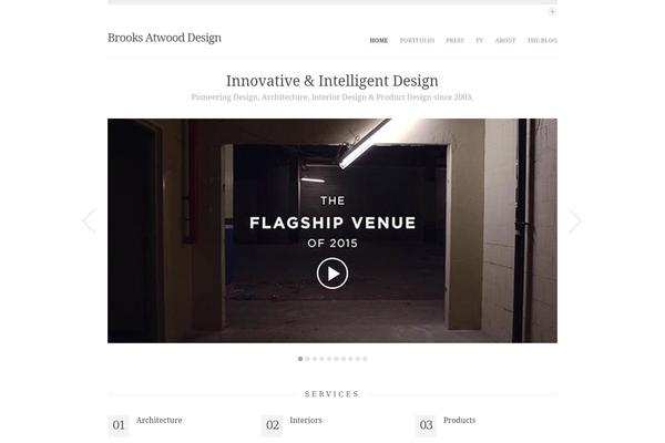Slate theme site design template sample