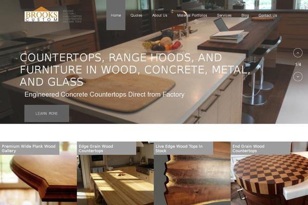 brookscustom.com site used Theme53370