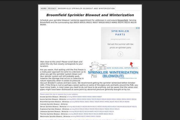 Landingpage theme site design template sample