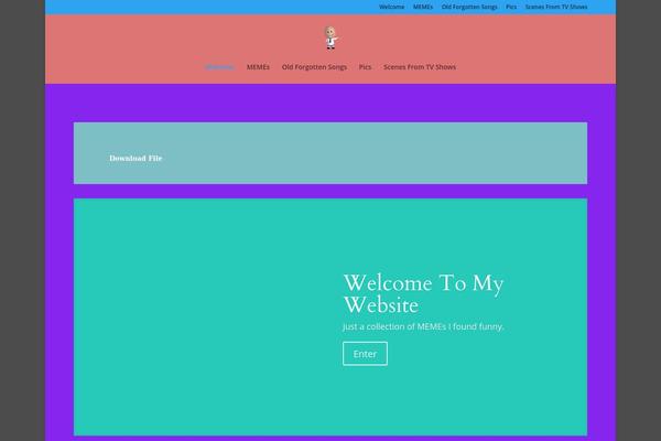 Divi theme site design template sample