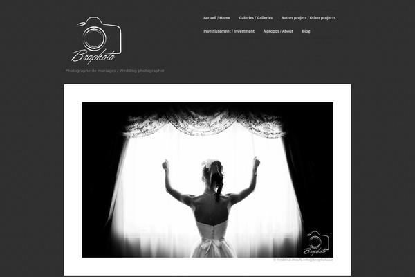 Photography theme site design template sample