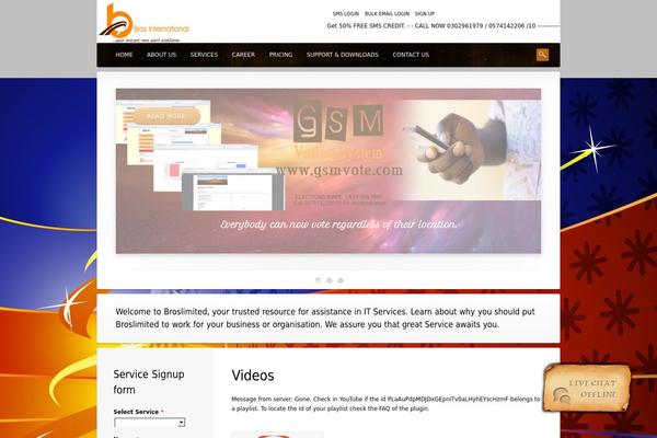Dejavu theme site design template sample