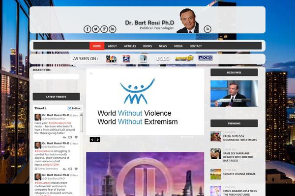 Paradox theme site design template sample