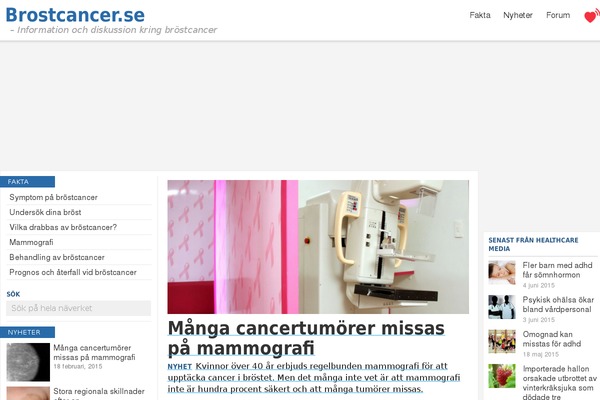 Site using Healthcare-search plugin