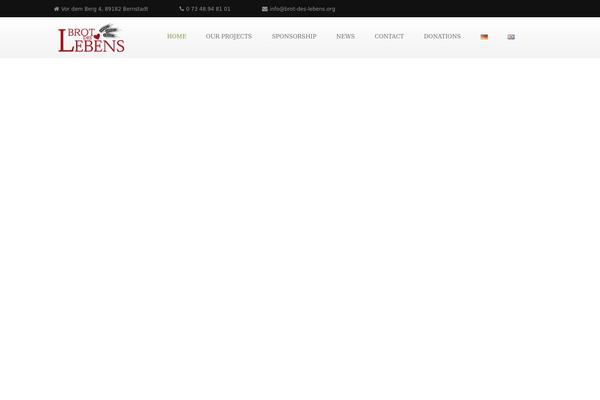 Lifeline theme site design template sample