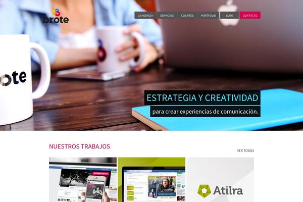 Atmosphere theme site design template sample