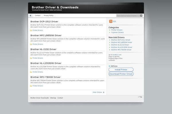iNove theme site design template sample