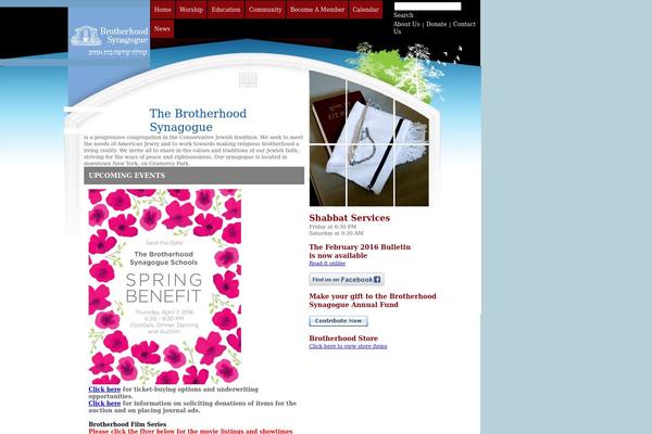 brotherhoodsynagogue.org site used Bhs
