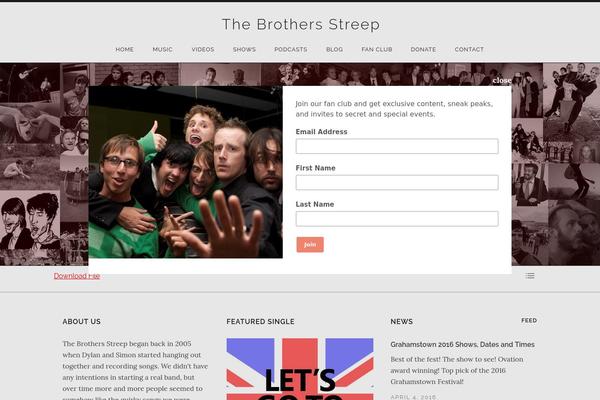 Promenade theme site design template sample