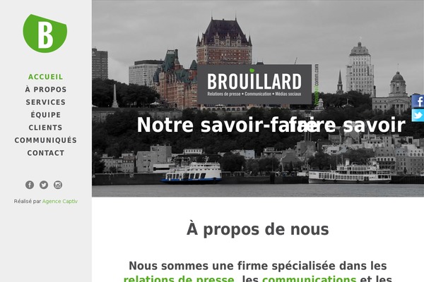Site using Arscode-social-slider plugin