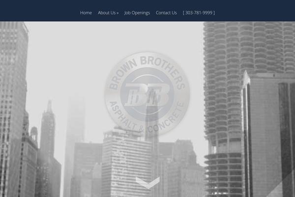 Vertex theme site design template sample