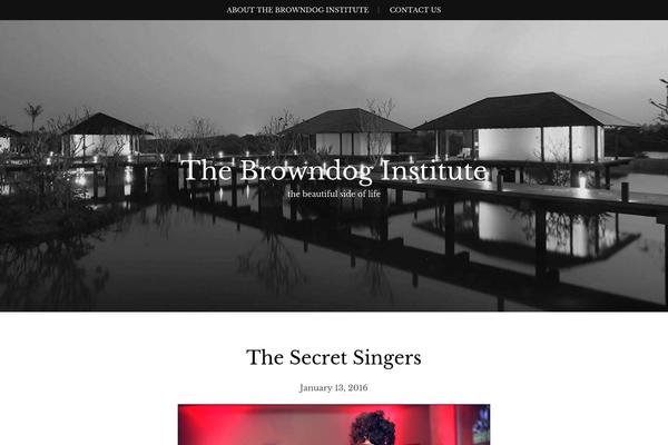 Landscape theme site design template sample