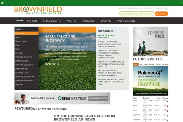 brownfield theme websites examples