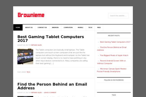 News Pro theme site design template sample