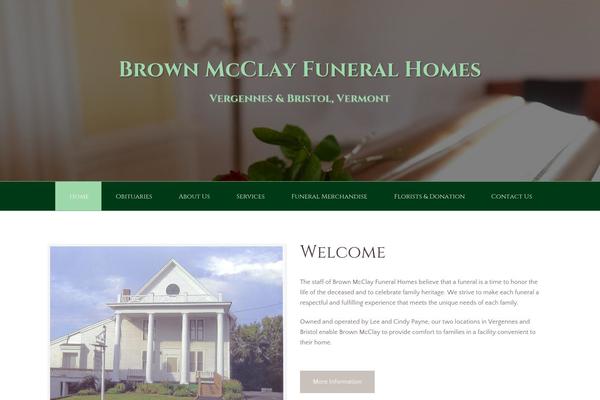 Blessing theme site design template sample